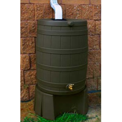 Rain Wizard Plastic Rain Barrel Stand   